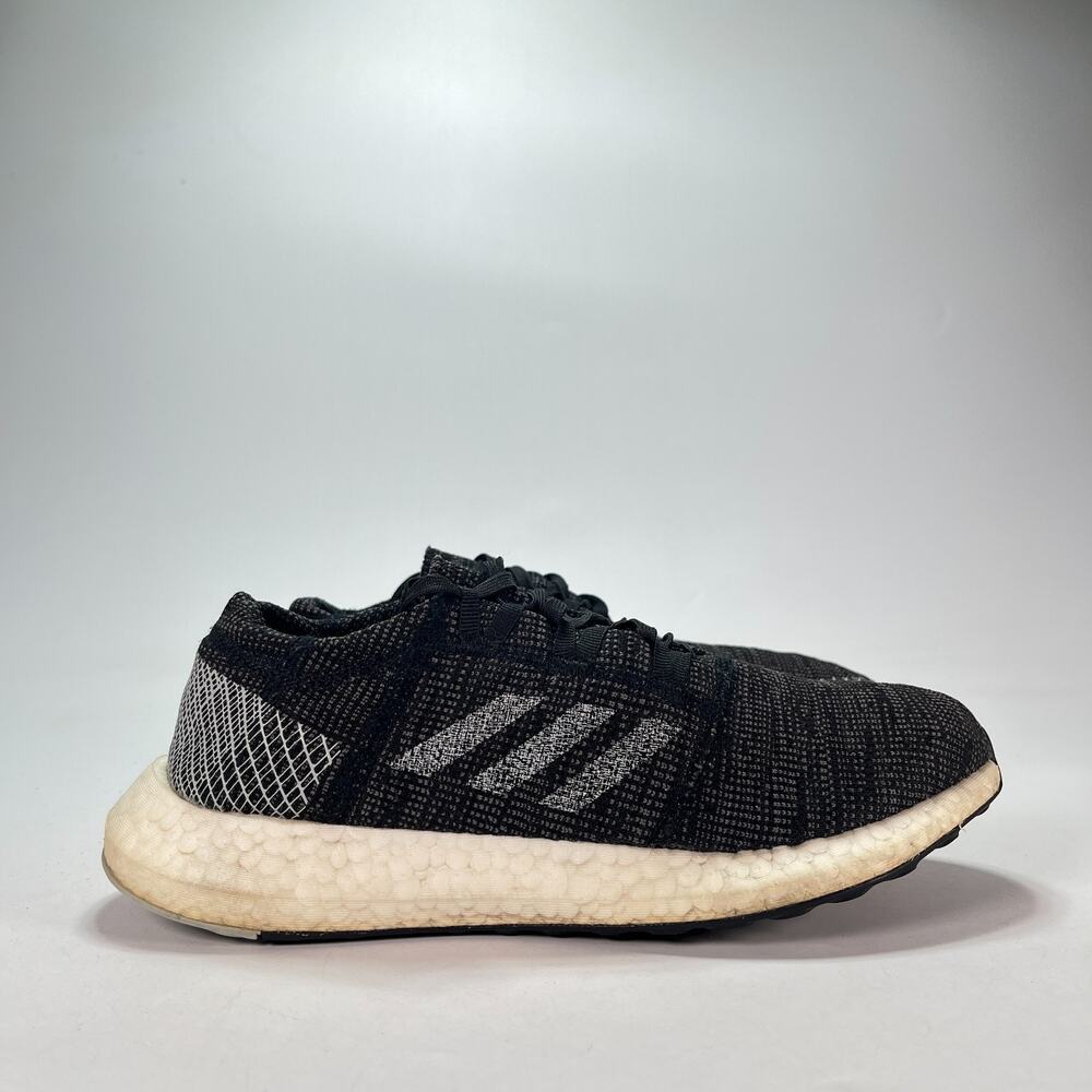 adidas PureBoost Go Black White Running Shoes Sneakers B37803 Men's Size 8.5